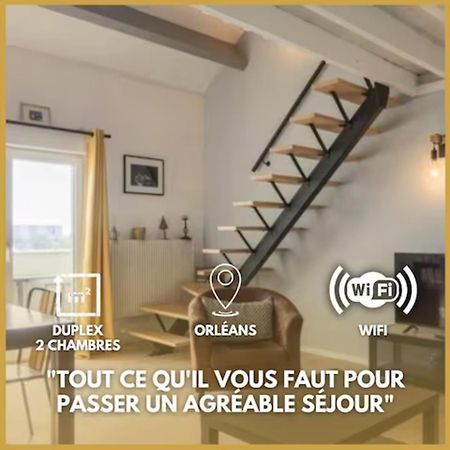 オルレアンLe Duplex Ensoleille Du Parc * Parking * Balcon *アパートメント エクステリア 写真